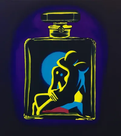 Serigrafía Kostabi - KOSTABI #5 (PURPLE)