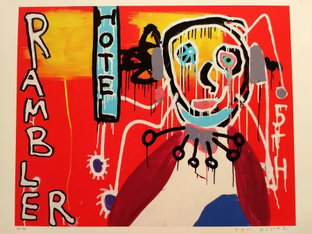 Litografía Kostabi - Kostabi