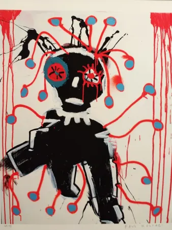 Litografía Kostabi - Kostabi