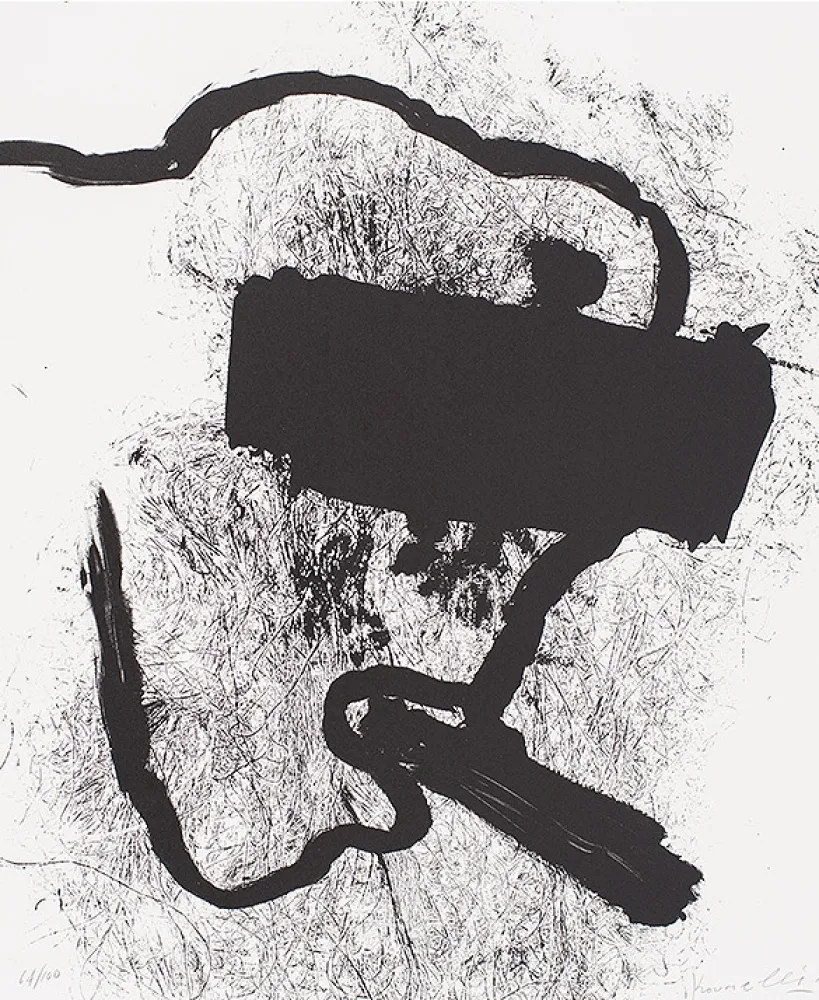 Litografía Kounellis - Composition