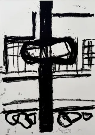 Serigrafía Kounellis - Opera in ricordo di Mauro Rostagno