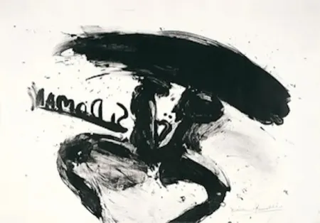 Litografía Kounellis - Sin titulo