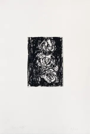 Grabado Kounellis - Trois roses