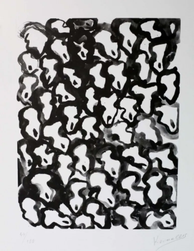 Litografía Kounellis - Untitled