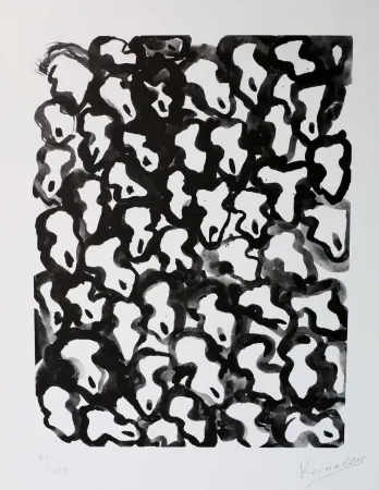 Litografía Kounellis - Untitled