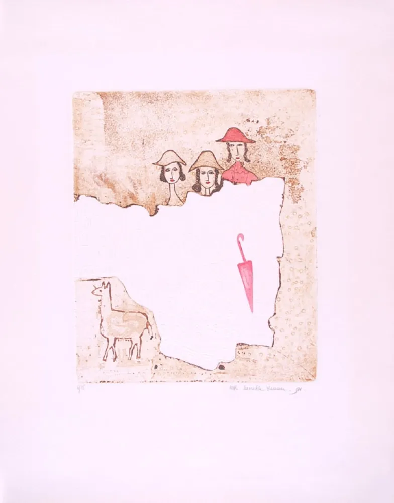 Aguafuerte Y Aguatinta Kramer - Rain Storm