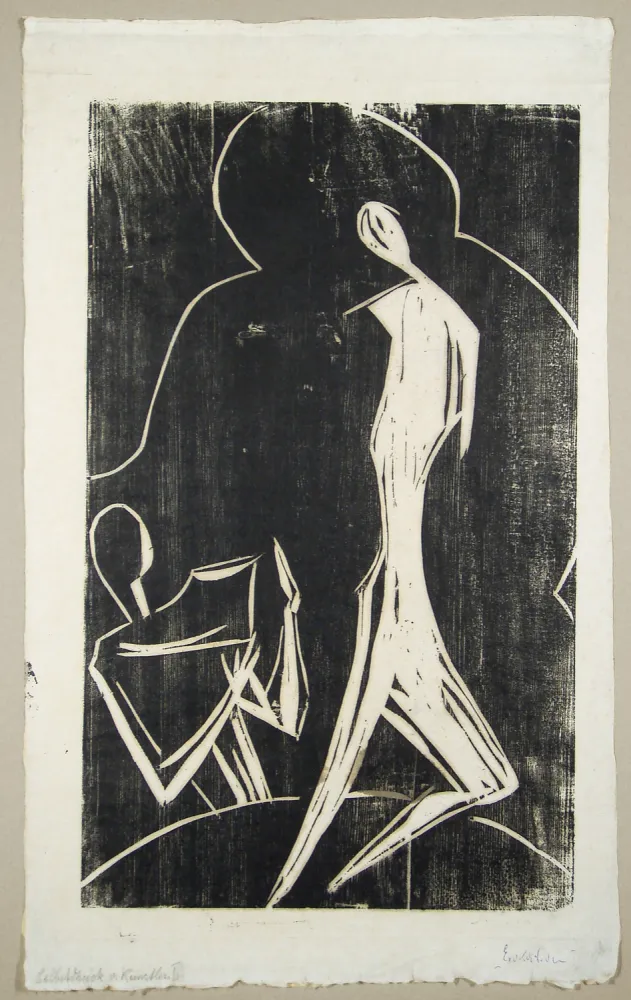 Grabado En Madera Krantz -  Evokation (Evocation)