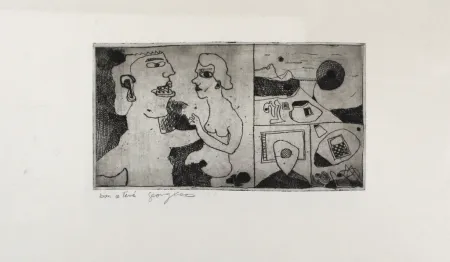 Grabado Kress - Ungeheuer I [with] Ungeheuer II