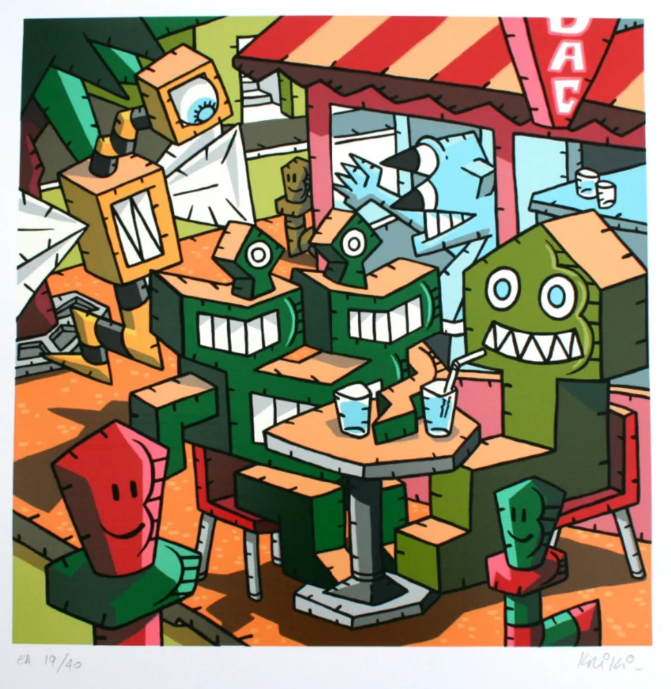 Serigrafía Kriki - Le bar