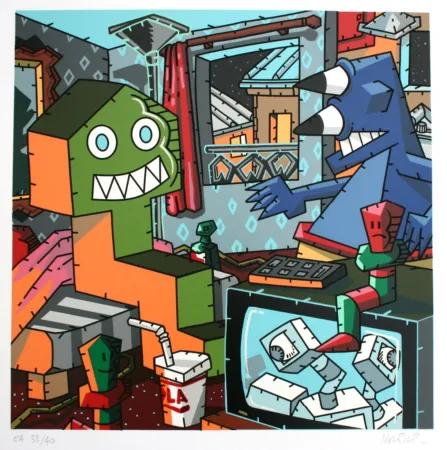 Serigrafía Kriki - L’interieur