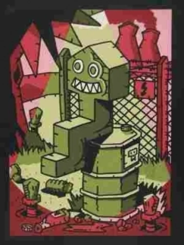 Serigrafía Kriki - Sans titre