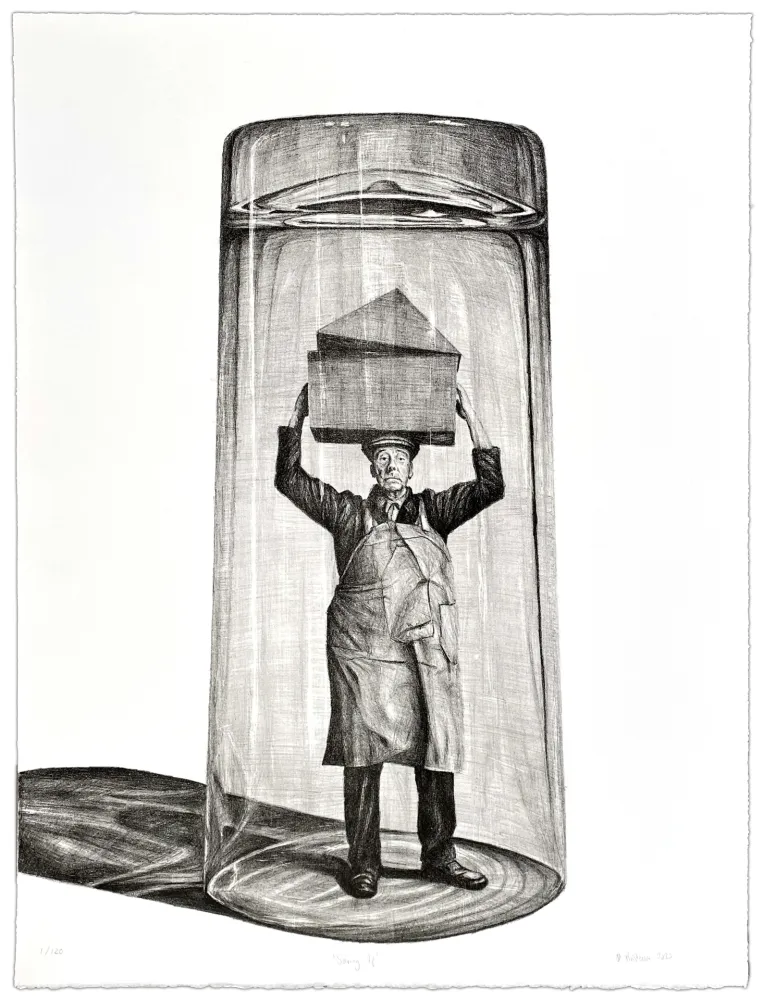 Litografía Kristensen - Saving Up