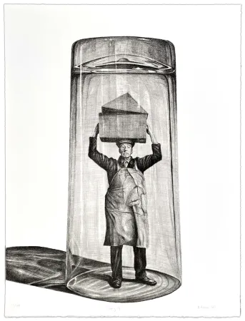 Litografía Kristensen - Saving Up