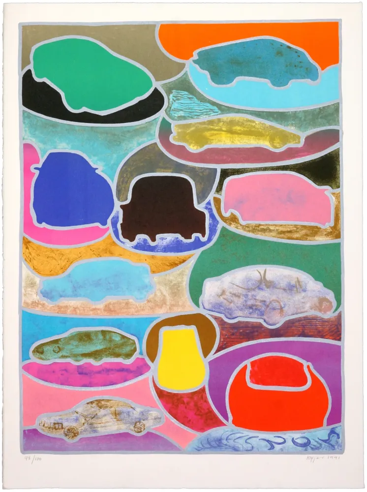 Litografía Krøjer - Car's