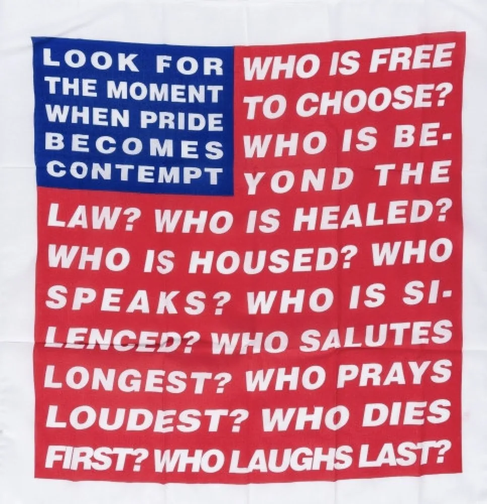 Múltiple Kruger - Untitled (Flag), 