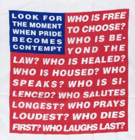 Múltiple Kruger - Untitled (Flag), 