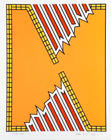 Serigrafía Krushenick - Deep Down Orange