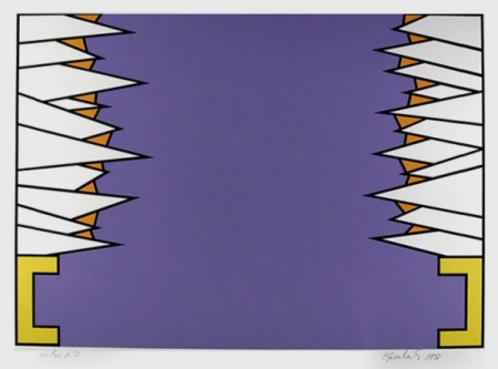 Serigrafía Krushenick - Over the Rainbow