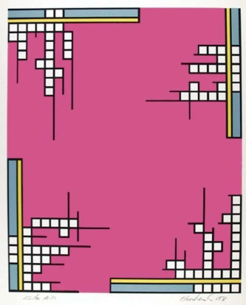 Serigrafía Krushenick - Over the Top