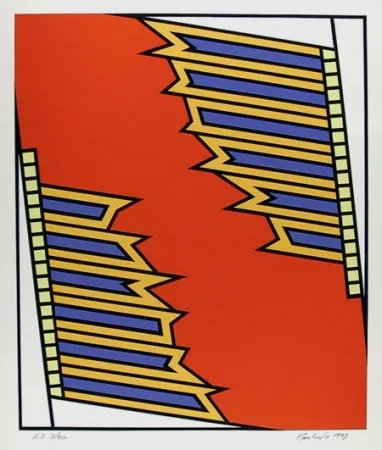 Serigrafía Krushenick - Silver Liner