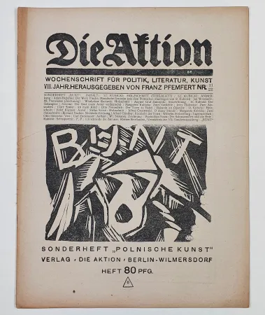 Grabado En Madera Kubicki - BUNT (Revolt)