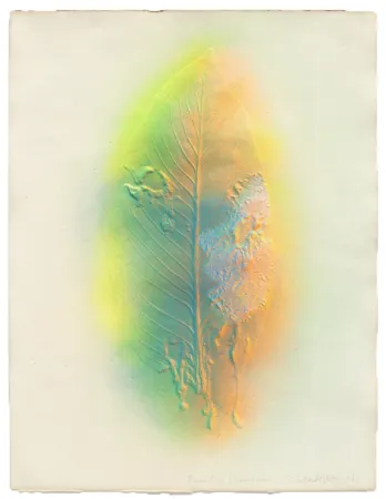 Litografía Kudo - Fossil in Hiroshima