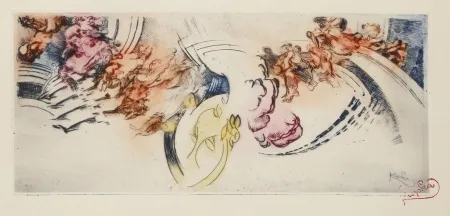 Grabado Kupka - Abstract Composition (Color)