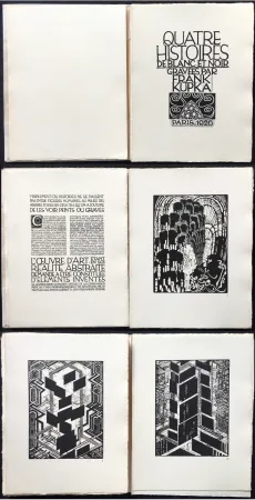 Libro Ilustrado Kupka - Quatre histoires de blanc et de noir (1926).