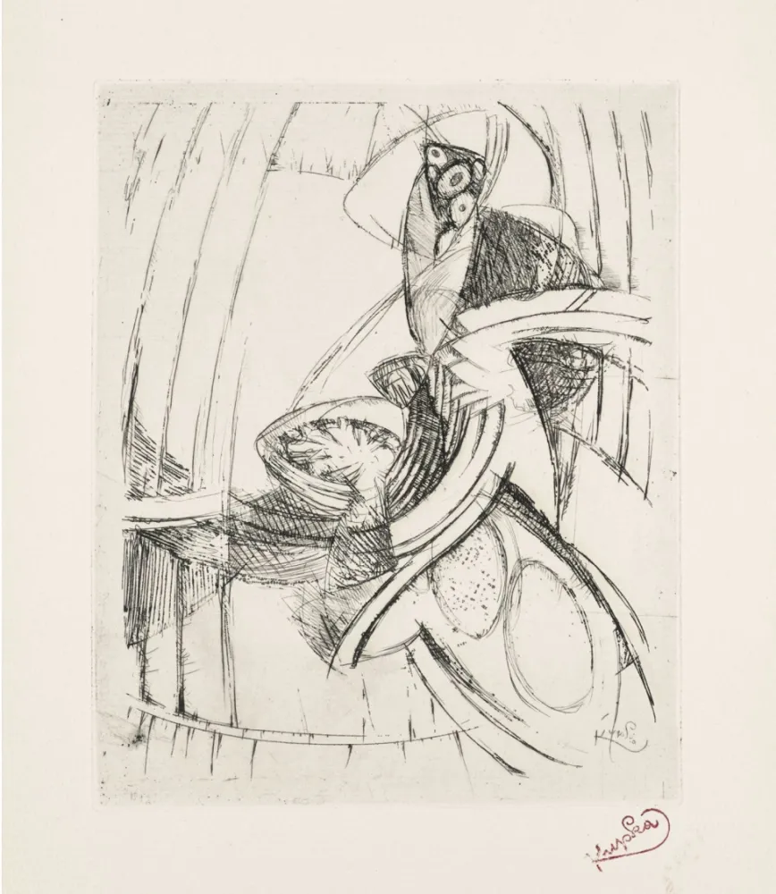 Aguafuerte Kupka - Sound of Clocks