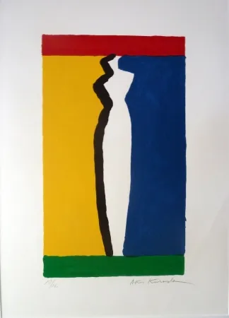 Litografía Kuroda - Arjo '95