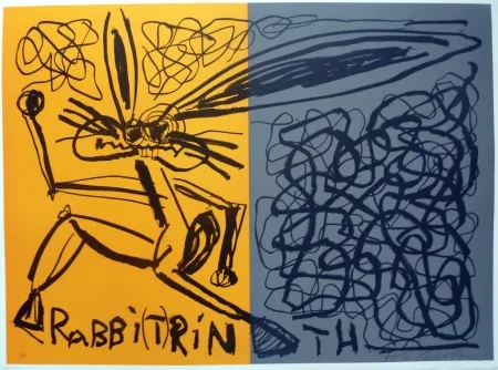 Litografía Kuroda - Cosmorabbit