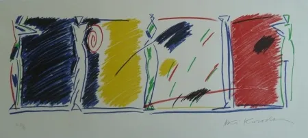 Litografía Kuroda - East/West