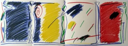 Litografía Kuroda - East/West Pentures i diuixos