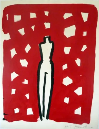 Litografía Kuroda - Sans Titre