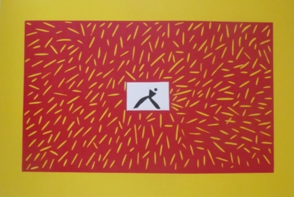 Linograbado Kuroda - Sans Titre 9300