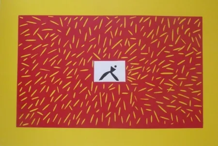 Linograbado Kuroda - Sans Titre 9300