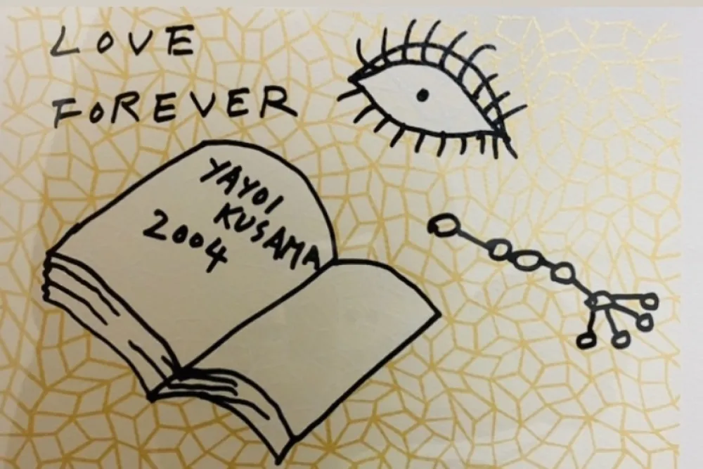 Serigrafía Kusama - Book to Read at Night A