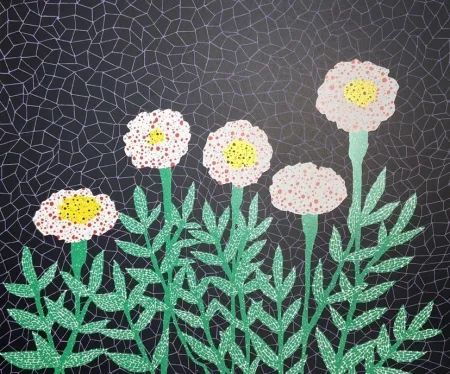 Litografía Kusama - Flower