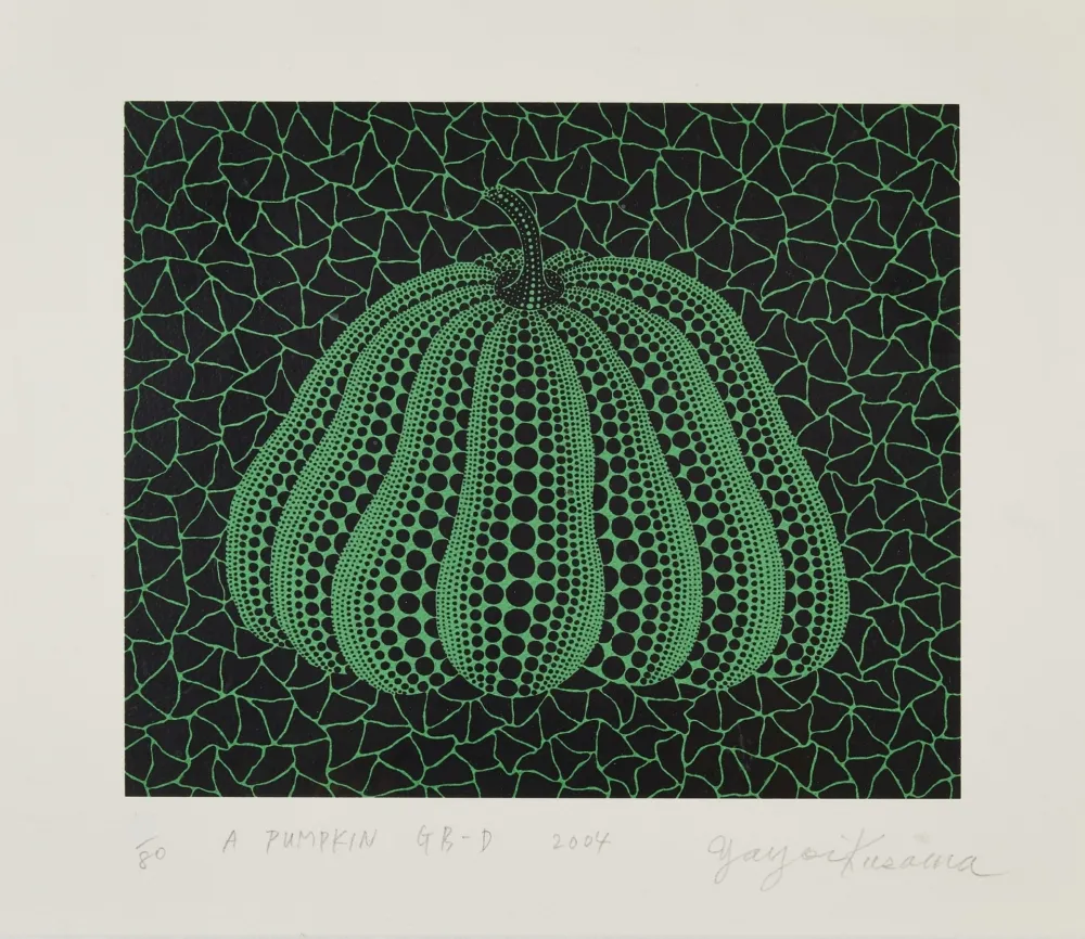 Serigrafía Kusama - Pumpkin GB-D