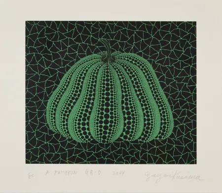 Serigrafía Kusama - Pumpkin GB-D