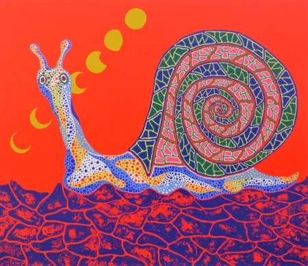 Serigrafía Kusama - Snail