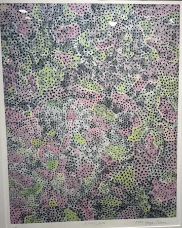 Serigrafía Kusama - The flowringsilk road