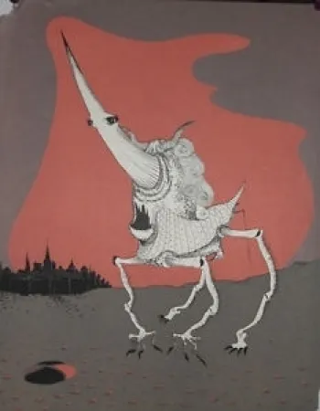 Litografía Labisse - Histoire naturelle