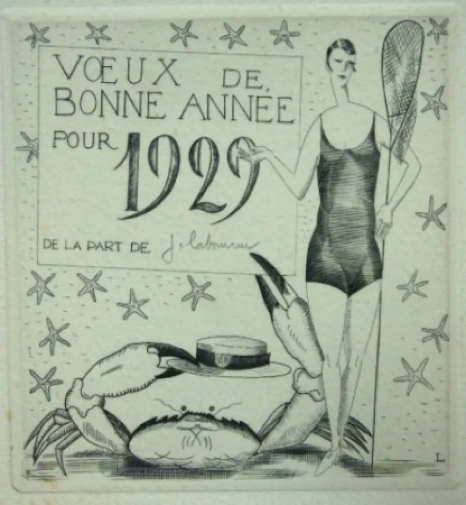 Punta Seca Laboureur - La pêcheuse au crabe.