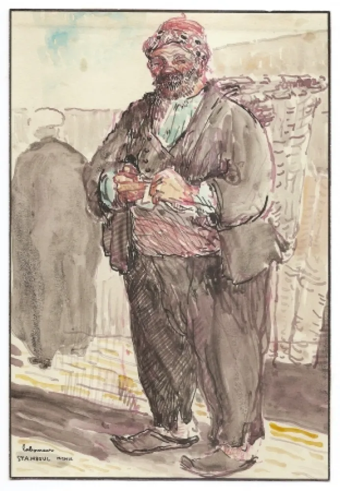 Sin Técnico Laboureur - Le portefaix à Stamboul (Porter, Istanbul)