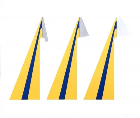 Serigrafía Laing - Triple from 11 Pop Artists Vol. III