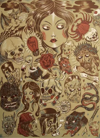 Litografía Lakra (Dr.) - Untitled