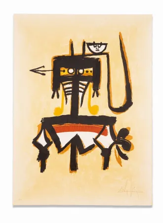 Litografía Lam - Barcelona (in gold)