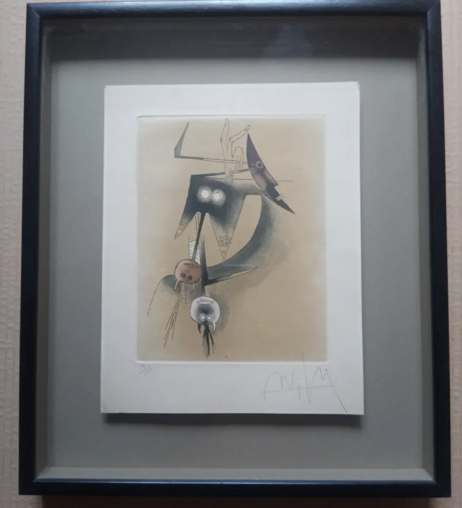 Aguafuerte Lam - Croiseur Noir  III