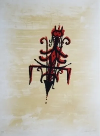 Litografía Lam - El ultimo viaje del buque fantasma 1